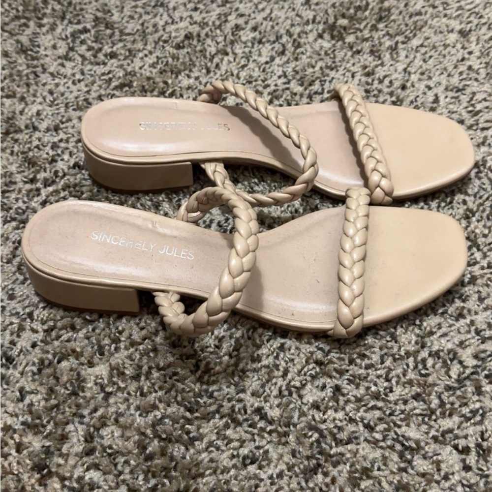 Braided sandals
